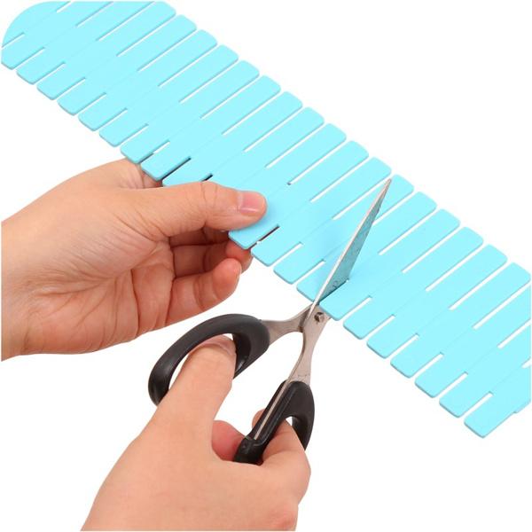 1164 Plastic Grid Drawer Divider Household Storage Strips (Pack of 8) - SkyShopy 1164 Plastic Grid Drawer Divider Household Storage Strips (Pack of 8) - SkyShopy